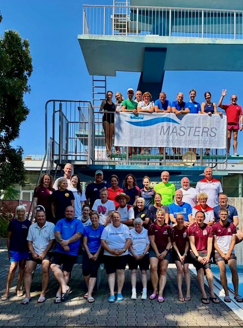 Teilnehmende der Internationalen Deutschen Masters im Wasserspringen 2026 in Mannheim